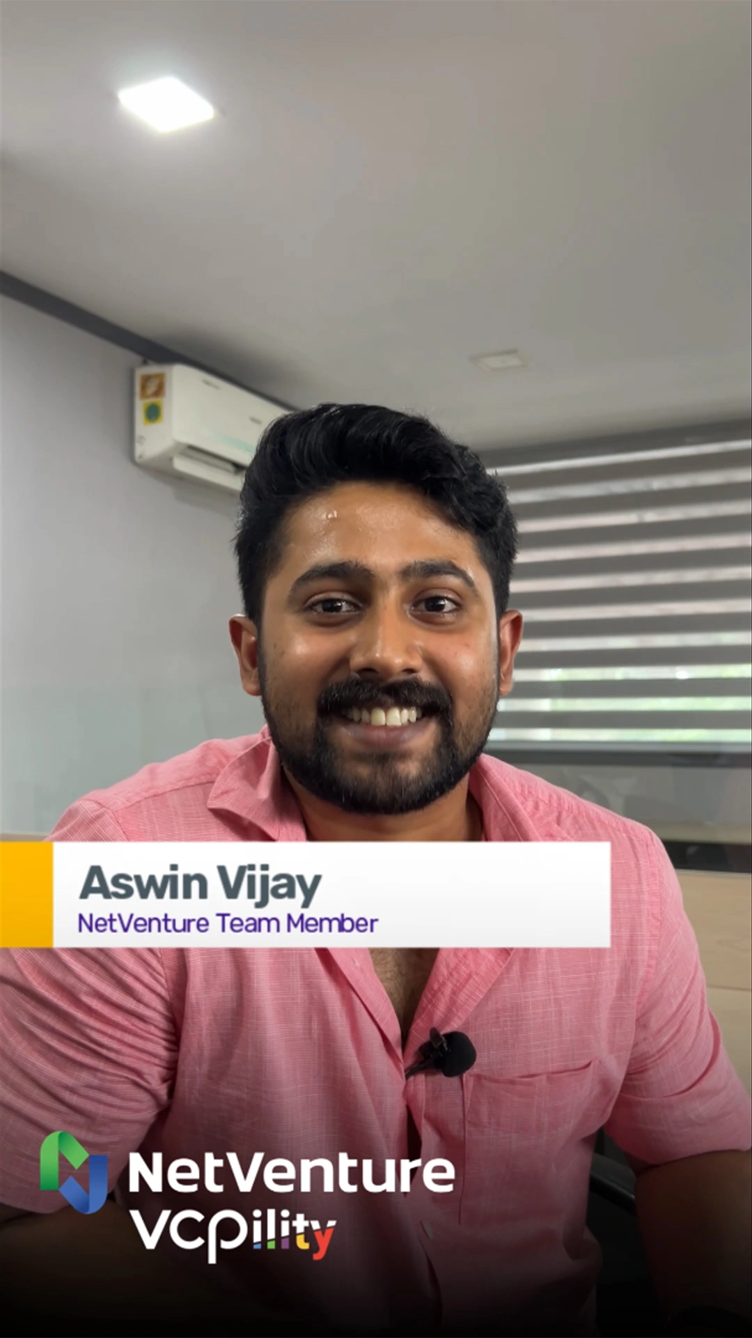 Aswin Vijay, NetVenture Team Member